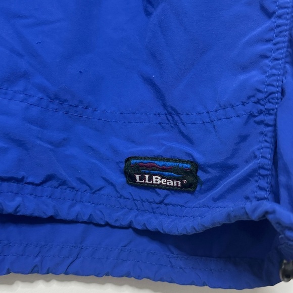 L.L. Bean Quarter Zip Windbreaker Jacket Pullover Size Medium Men’s Blue - Picture 7 of 9